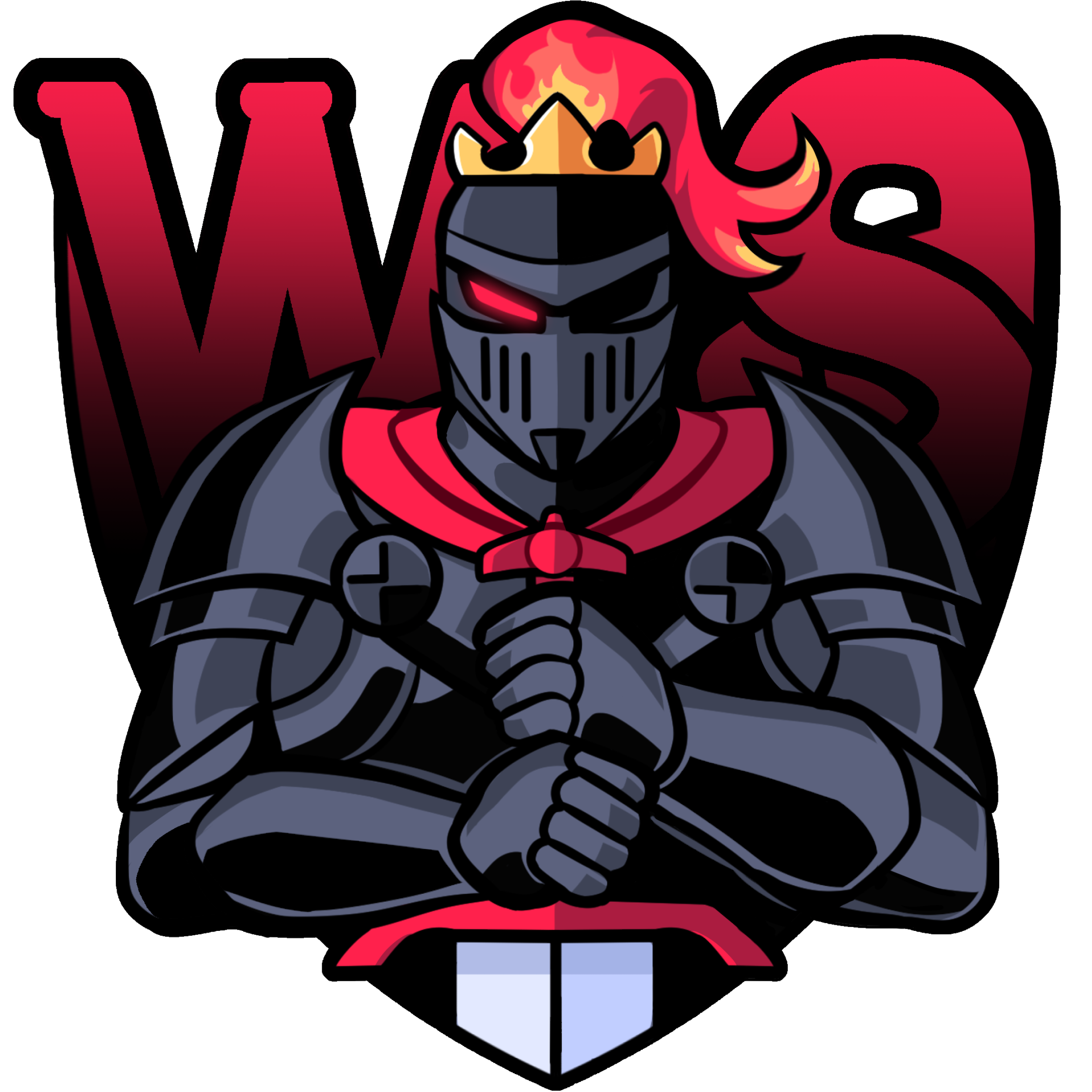 Armored soldier holding a rifle